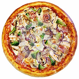 Italian pizza isolated