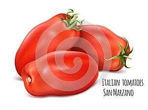 Italian plum tomatoes San Marzano.