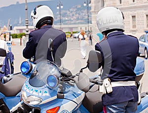 Italian Police Motorcycles