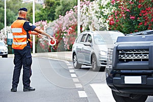 Italian policeman carabinier