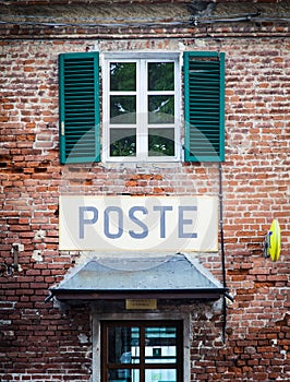Italian postal office