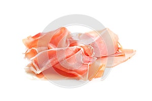 Italian prosciutto crudo or jamon.