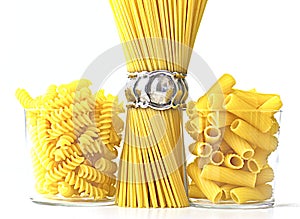 Italian raw pasta