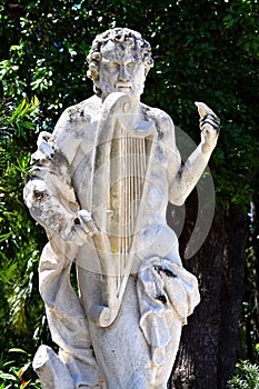 Italian Renaissance male statue.