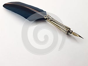 Italian retro feather pen