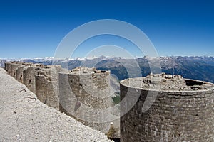 Italian riuned artillery turrets photo