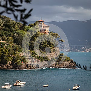 Italian Riviera coastline