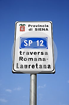 Italian Road Sign