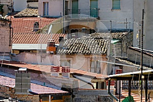 Italian Rooftops, Pratola Peligna, Abruzzo, Italy. photo