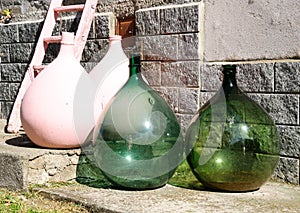 Italian rural bottles.