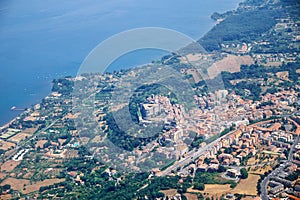 Italian rural landscape from the plain