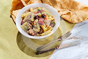 Italian Sausage Pasta Olives