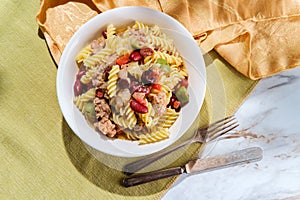 Italian Sausage Pasta Olives