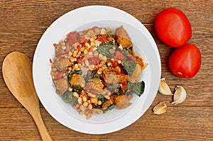 Italian sausage and white bean stew