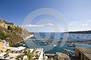 Italian sea coast, procida, naples photo