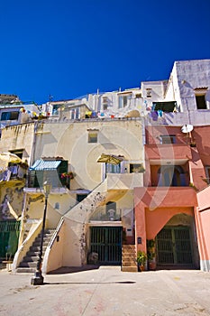 Italian sea coast, procida, naples photo