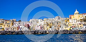 Italian sea coast, procida, naples photo