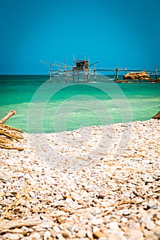 Italian seaside in a summer day