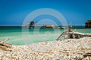 italian seaside in a summer day