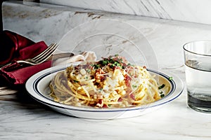 Italian Spaghetti Alla Carbonara