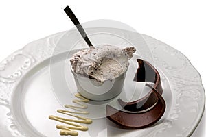 Italian Stracciatella ice cream