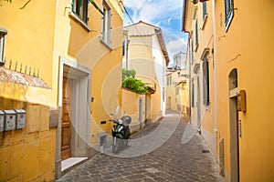Italian street within the city.