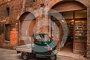 Italian street - Retro urban scene