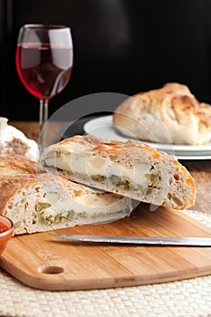 Italian Stromboli Stuffed Bread