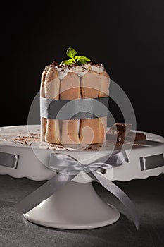 Italian sweet dessert Tiramisu