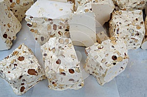 Italian torrone candy