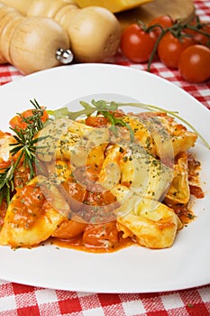 Italian tortellini pasta