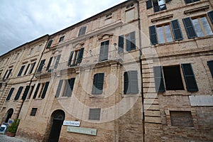 Italian town of Recanati photo
