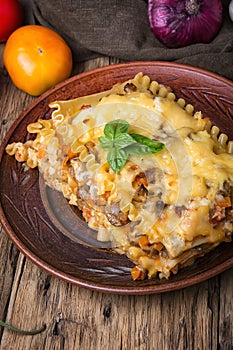 Italian traditional lasagna