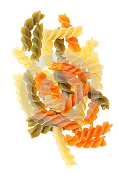 Italian tricolore pasta photo