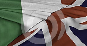 Italian and UK flag