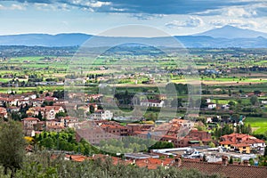 Italian Umbria province landscape