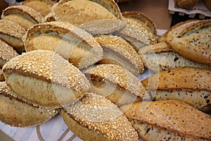 Italian whole grains breads in chinese bakery