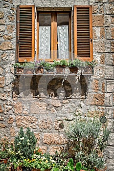 Italian Windows with shutters