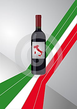 Italian wine bottle