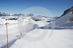 Italien Dolomite - ski slope photo