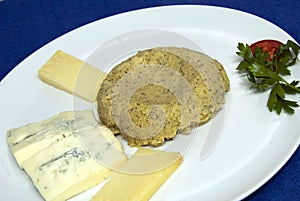 Italina food - Polenta and cheese