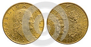Italy 200 lire