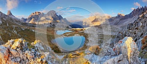 Italy Alps Dolomites - Tre Cime - Lago dei Piani