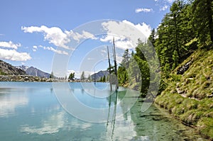 Italy (Ayas Valley) Lago Blu photo