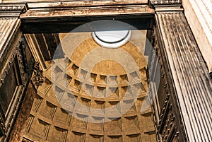 Rome - Entrance To The Pantheon photo
