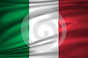 Italy flag illustration