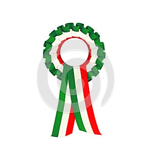 italy flag ribbon