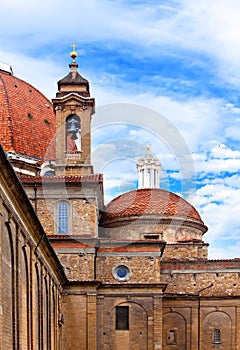 Italy. Florence. Cathedral Santa Maria del Fiore.Close up