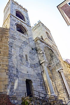 Italy. Genoa. Gate of the Wall of Barbarossa. Porta Soprana photo