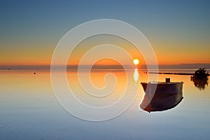 Italy Island of Grado Dawn photo